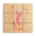 Little Om Zodiac Sign Virgo Wood Wall Mural