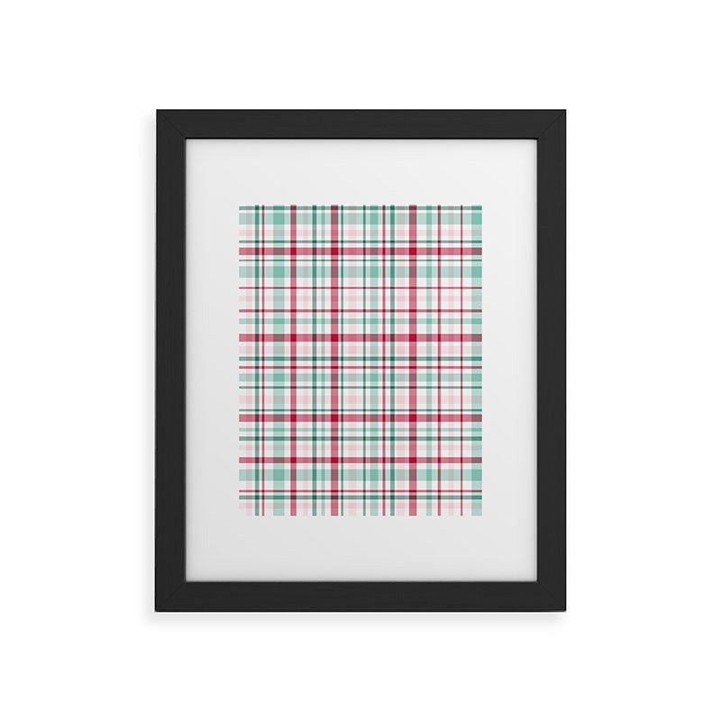 Lisa Argyropoulos Merry Vintage Plaid Framed Art Print