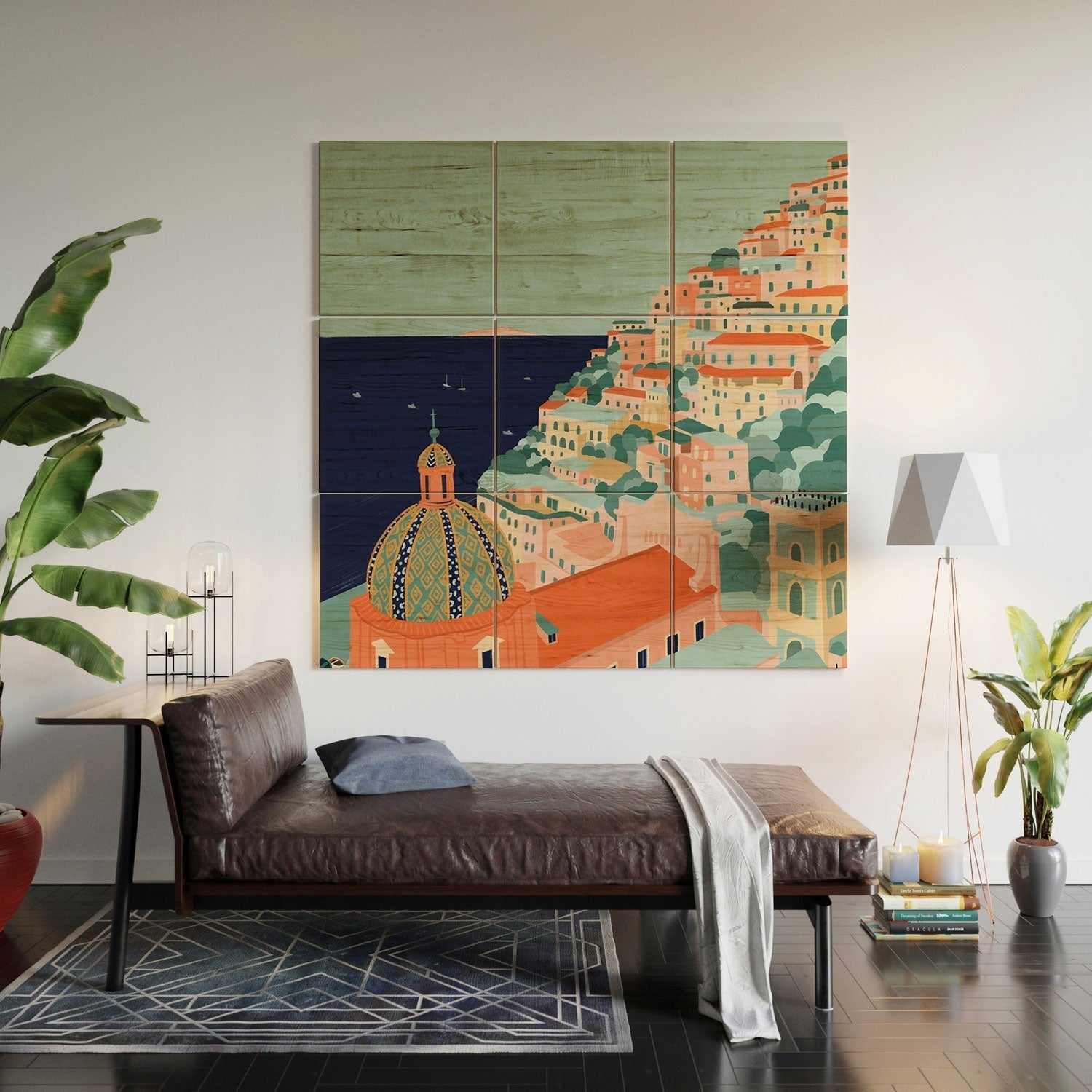 Valeria Frustaci Positano in Italy Wood Wall Mural