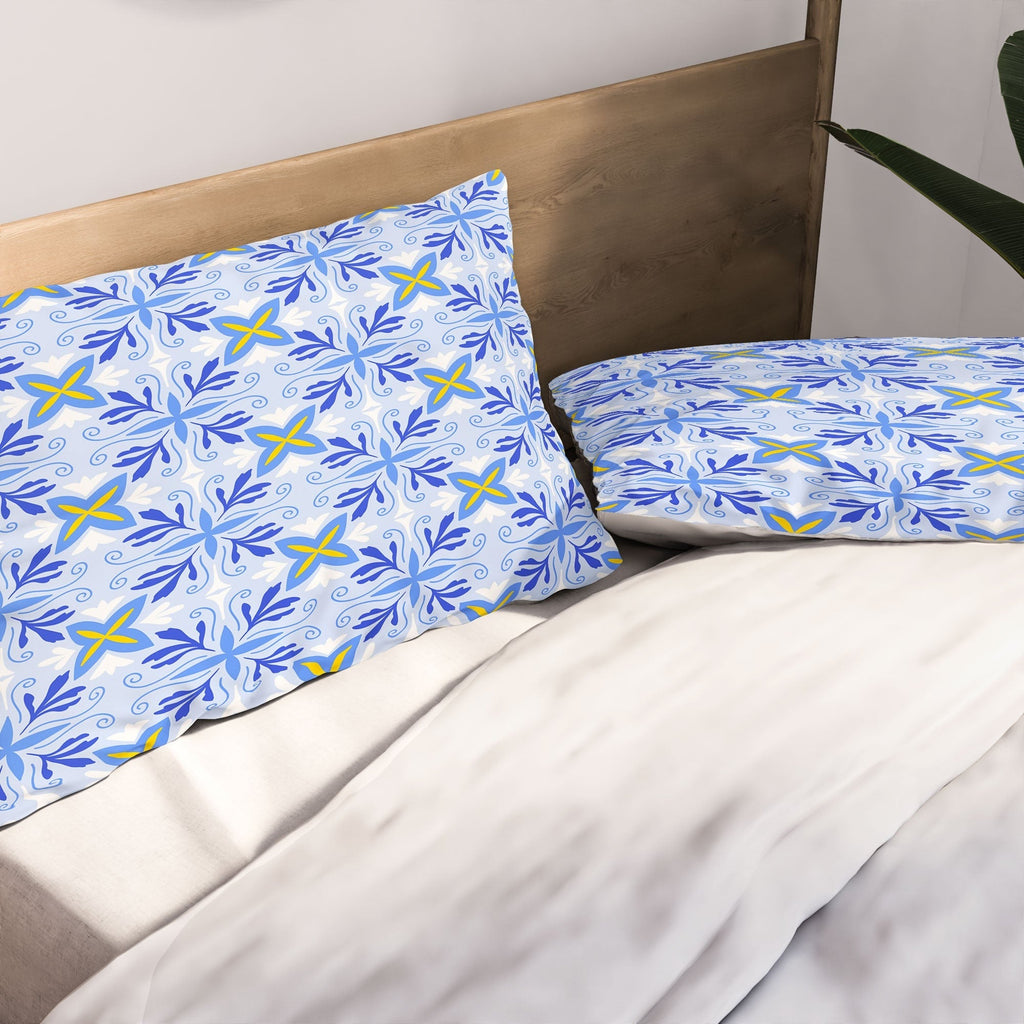 Design by Spark Dolce Vita Flourish Tile Pillow Shams