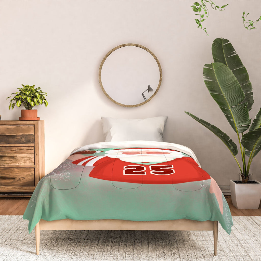 Design by Spark Sporty Football Santa Comforter