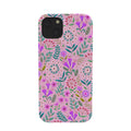 Pimlada Phuapradit Ditsy Purple Floral Half Drop Phone Case