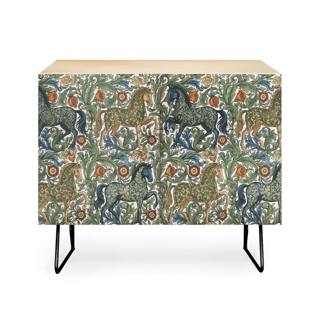 Marta Barragan Camarasa Renaissance Horse Garden Credenza