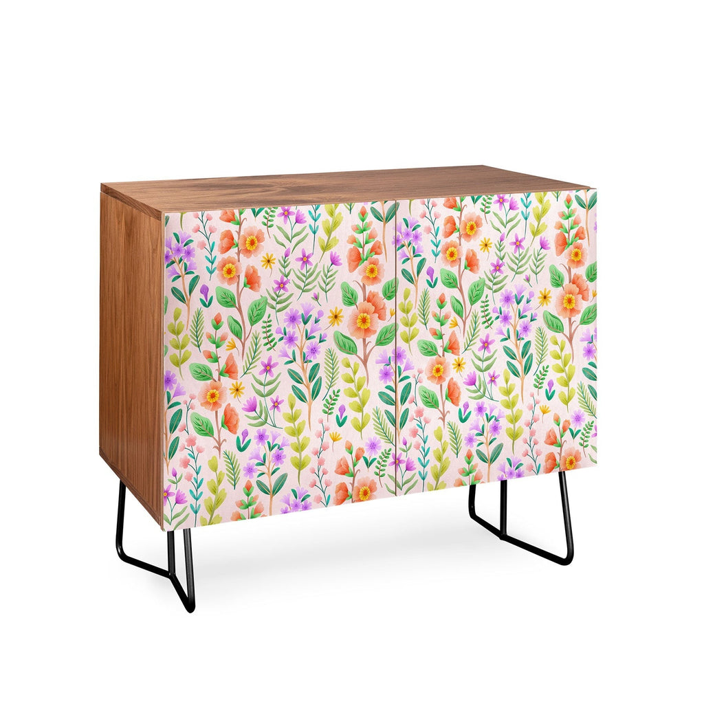 Pimlada Phuapradit Ditsy Spring Floral Credenza