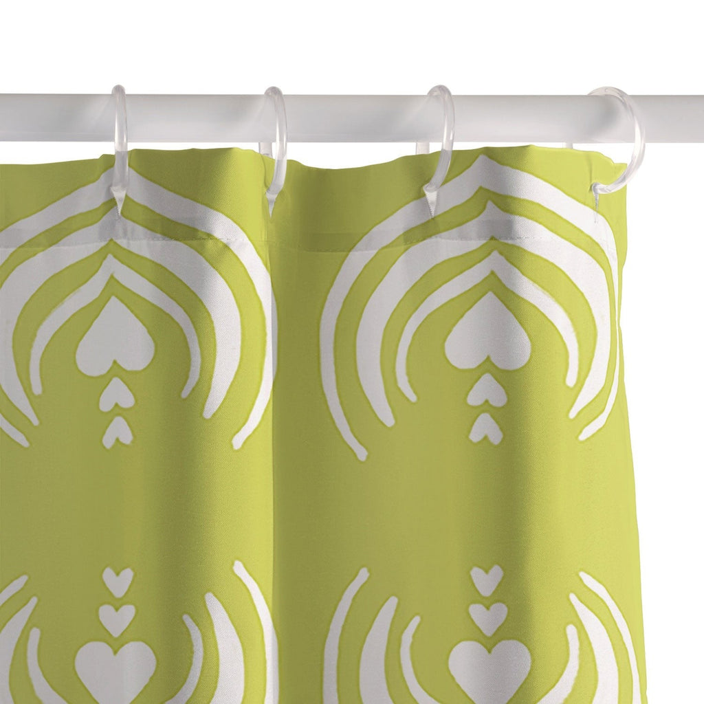 Design by Spark Matcha Latte Art Shower Curtain