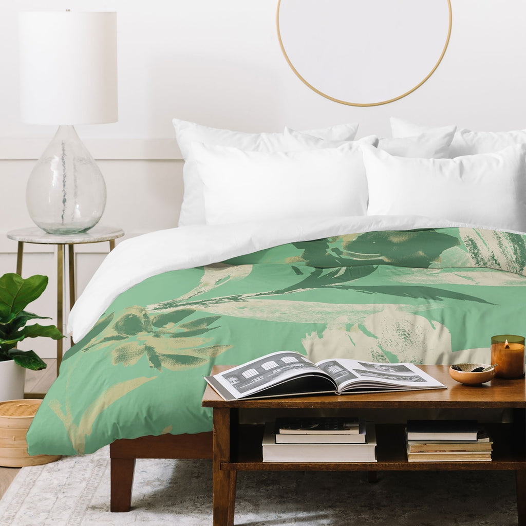 Gabriela Fuente Emma Green Duvet Cover