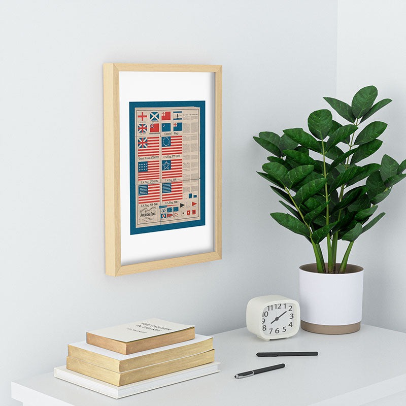 DENY Designs Goff s Evolution of the American Flag Recessed Framing Rectangle