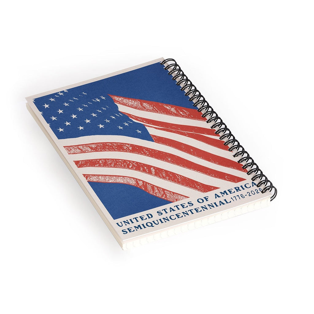 DENY Designs Stars n Stripes Semiquincentennial Spiral Notebook