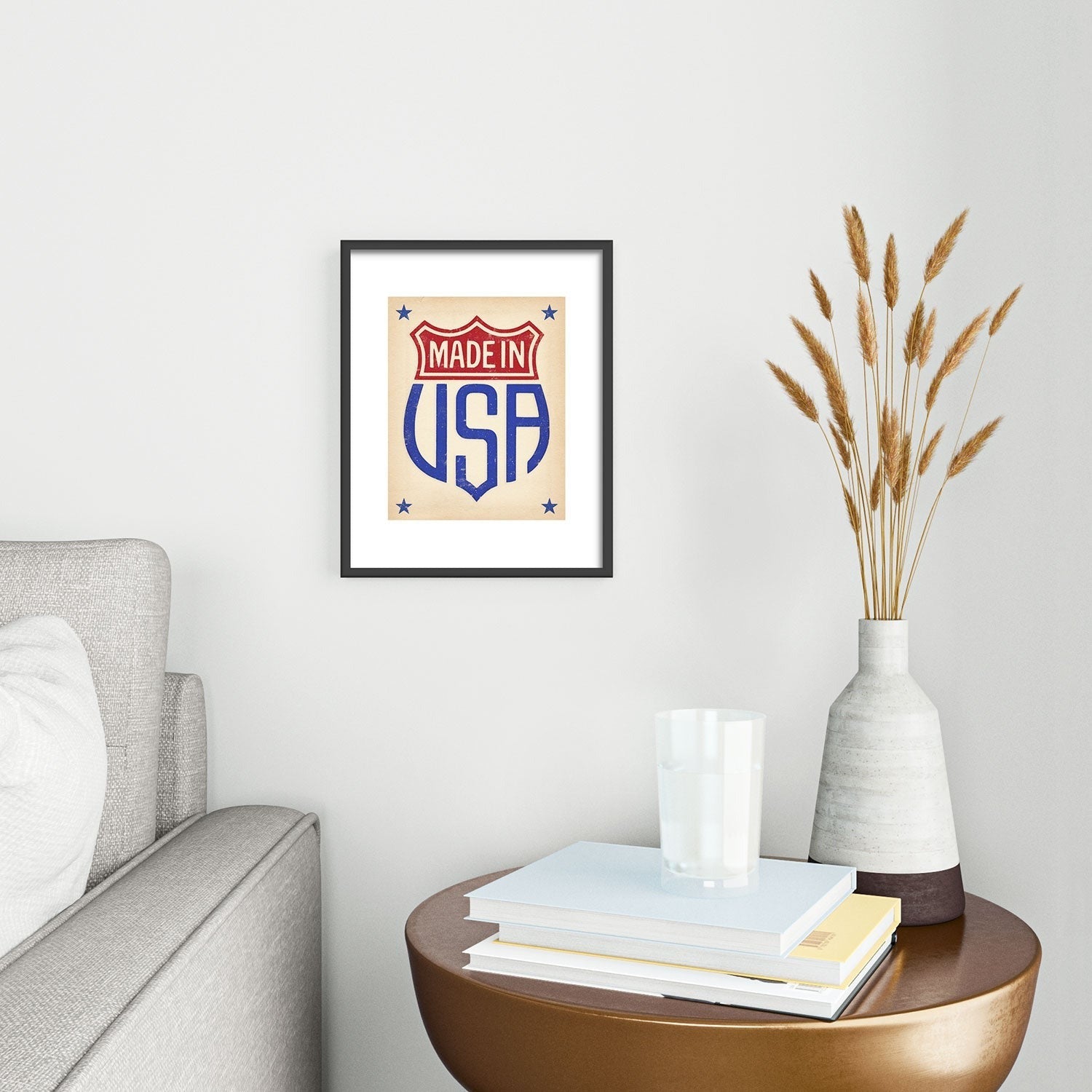 DENY Designs Made in USA Metal Framed Art Print