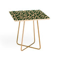 Avenie BR Cheetah Print In Green Side Table