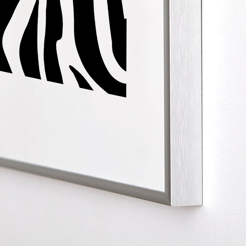 Jennifer Labre Wild Zebra Metal Framed Art Print