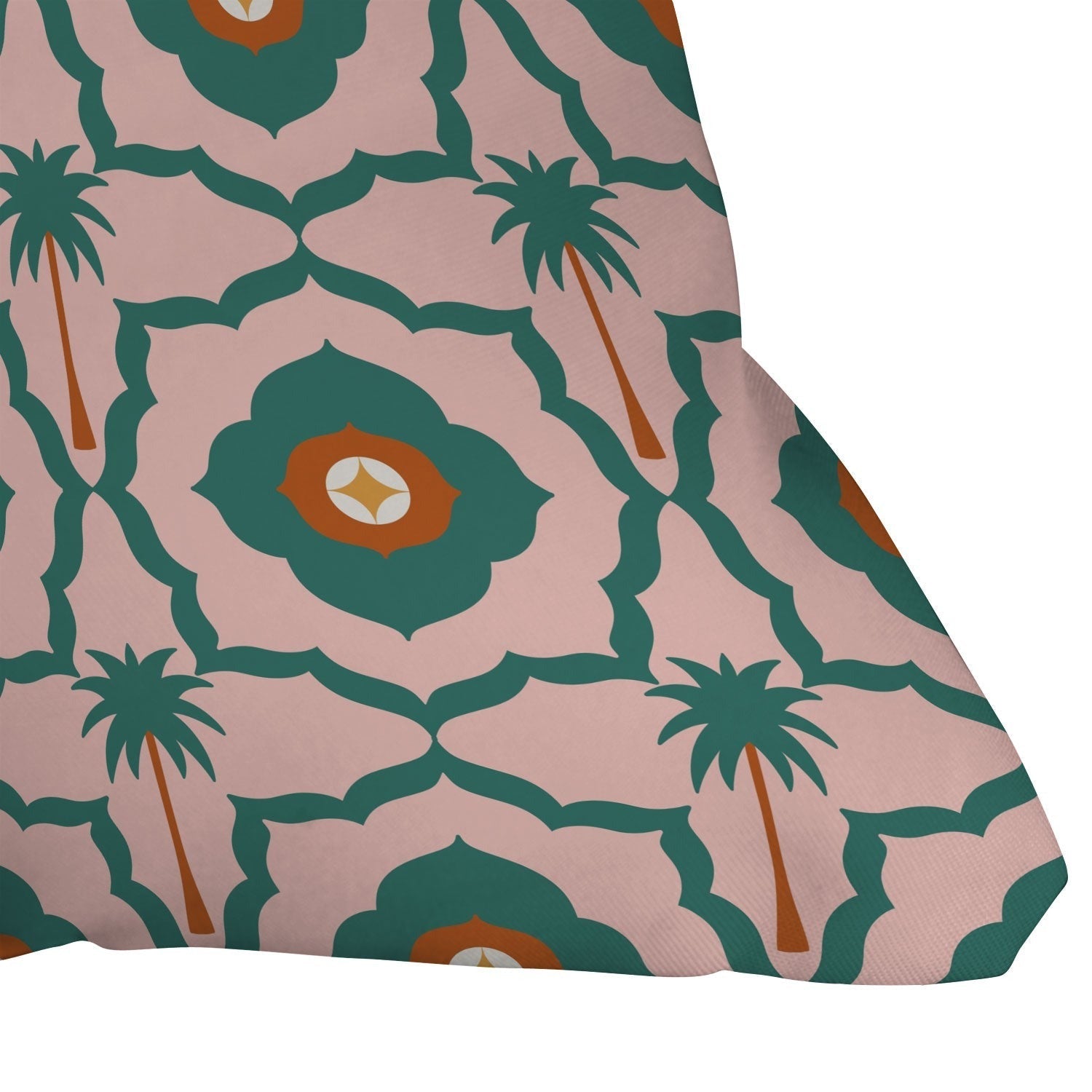 Design by Spark Mid Mod Palm Springs Throw Pillow