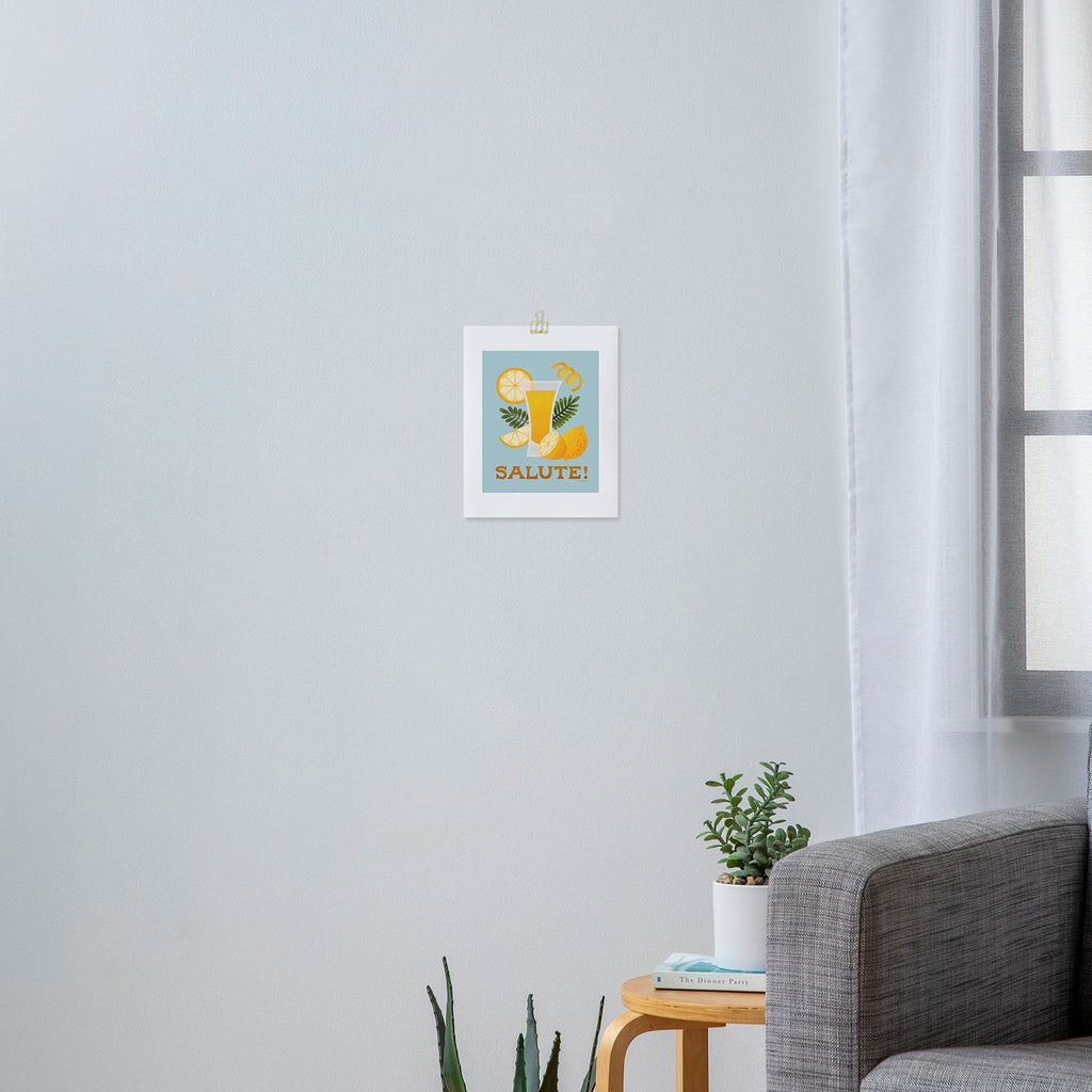 Jessica Molina Limoncello Cocktail Art Print