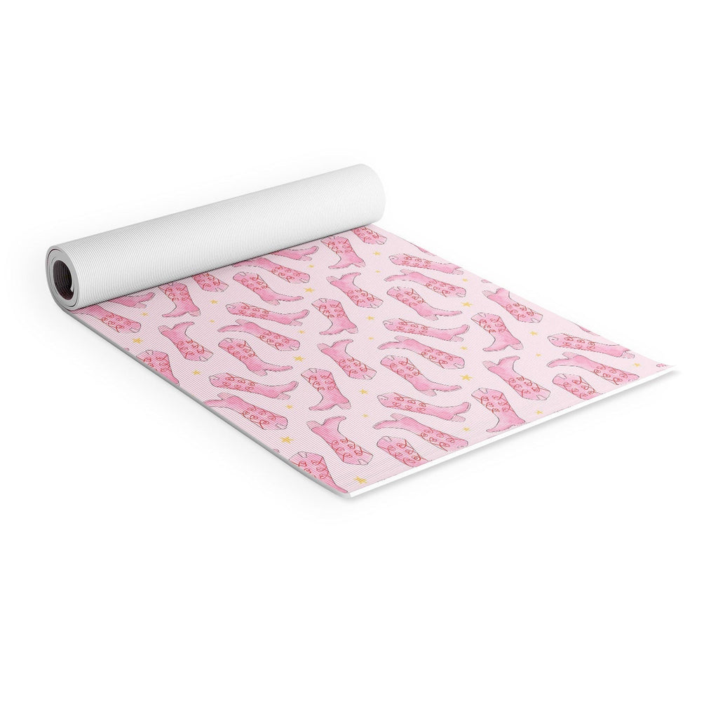 Love_Ryming Stars and Boots Yoga Mat