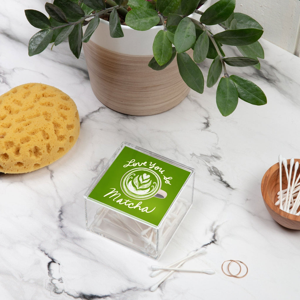 Design by Spark Love You So Matcha Acrylic Box