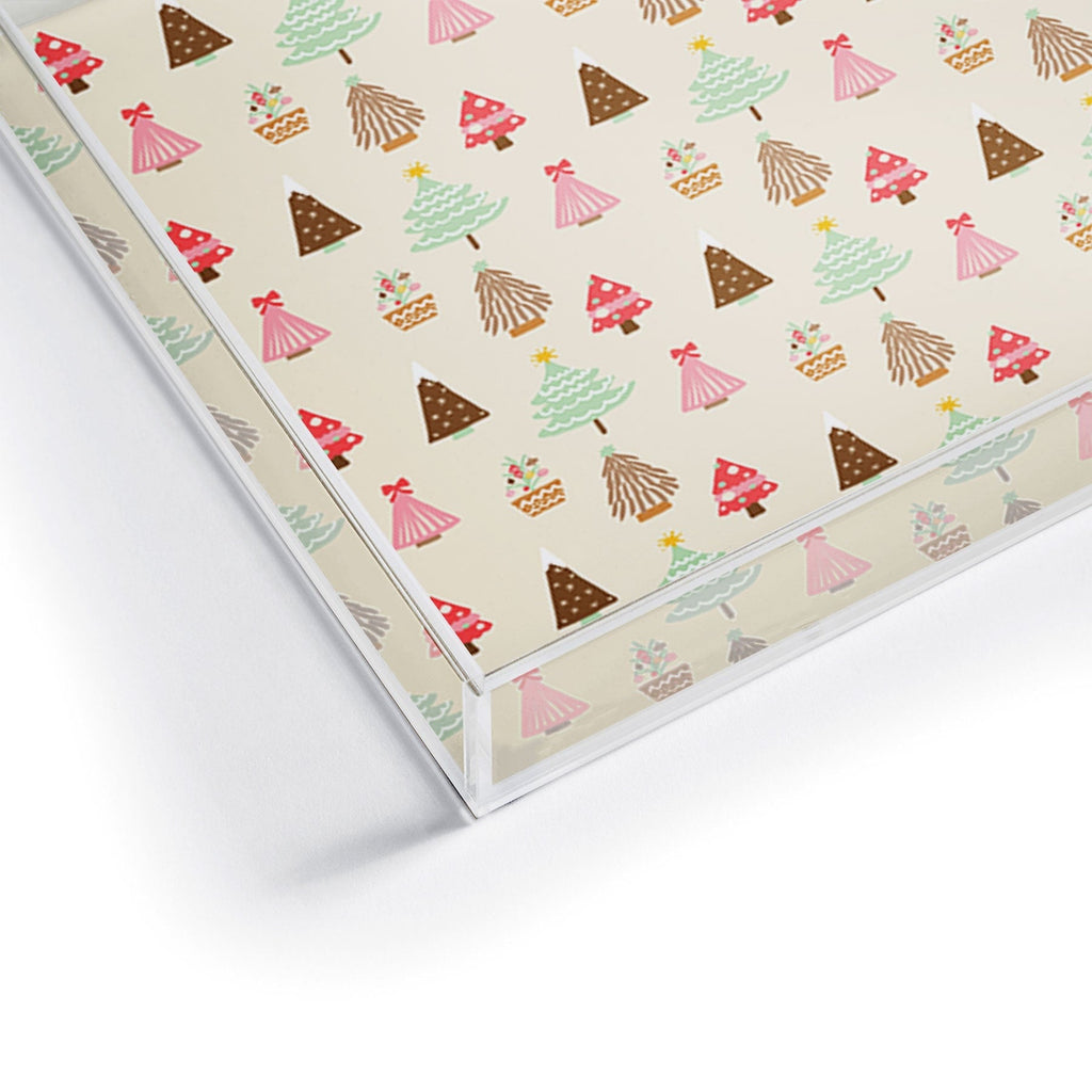 Design by Spark Christmas Tree Delight Acrylic Tray