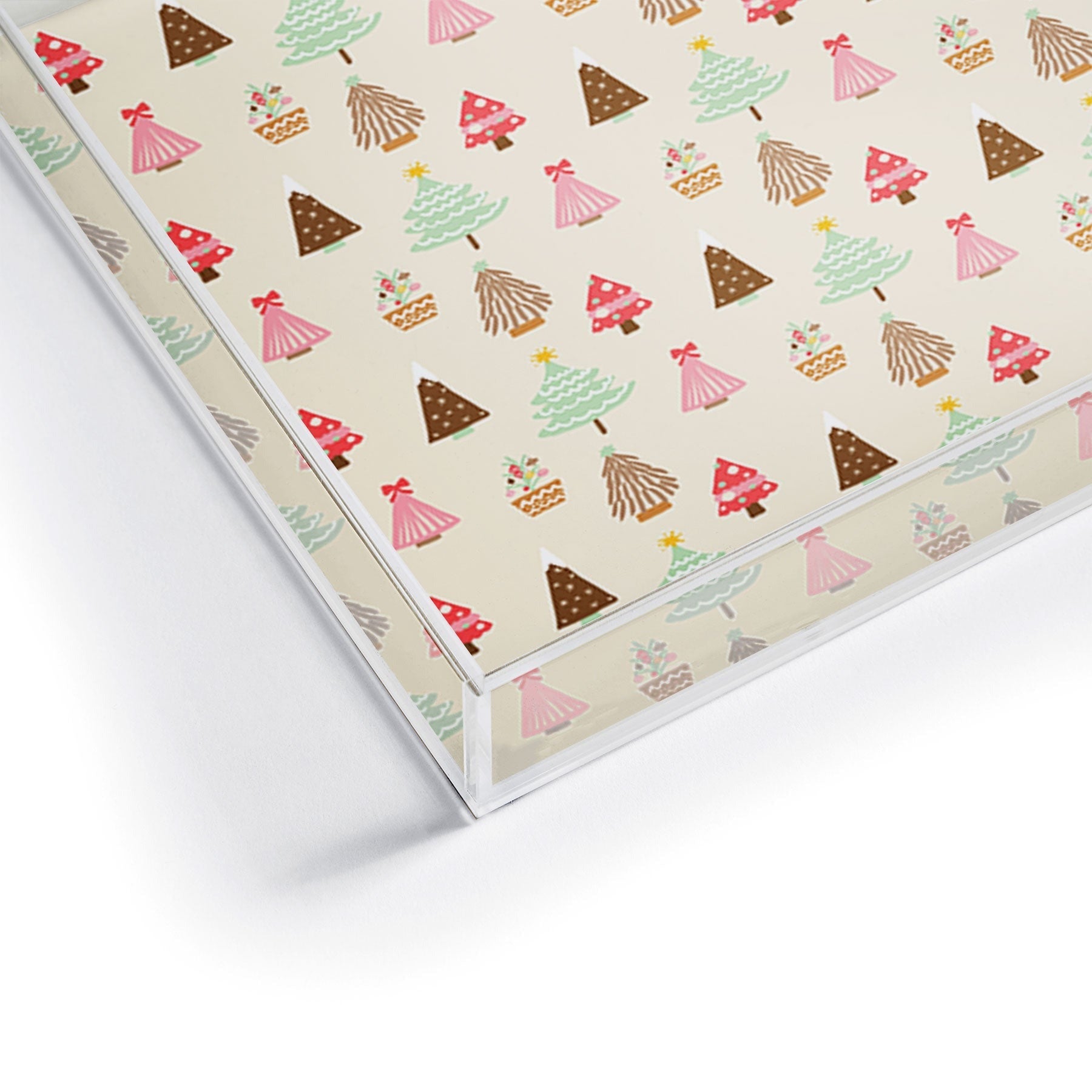 Design by Spark Christmas Tree Delight Acrylic Tray