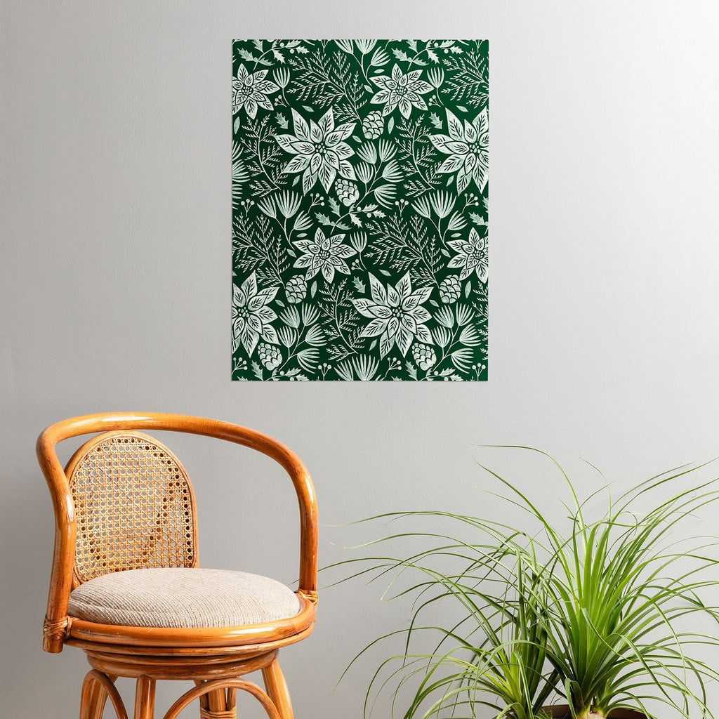 Pimlada Phuapradit Christmas Poinsettia Poster