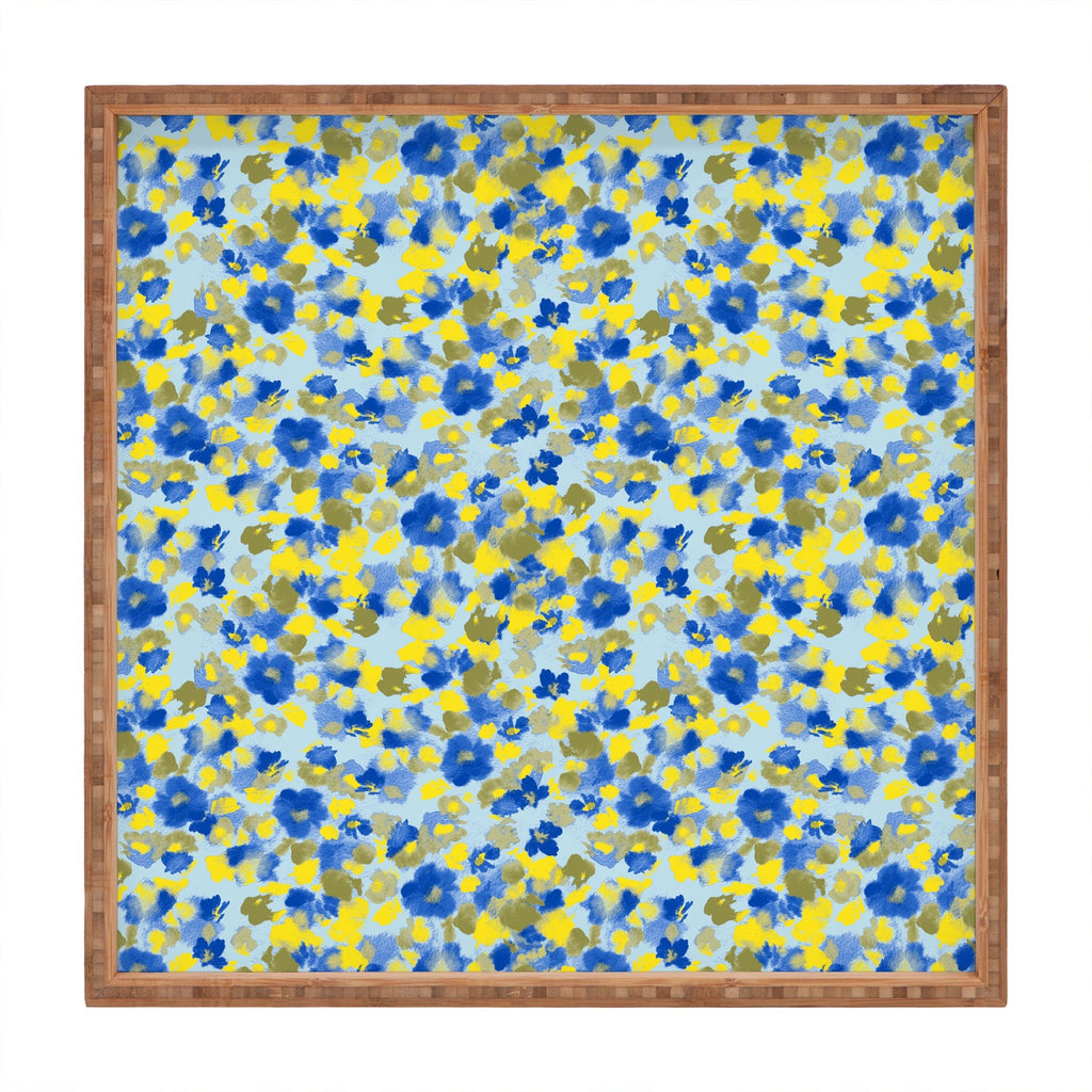 Gabriela Fuente Day Dreaming Watercolor Square Tray