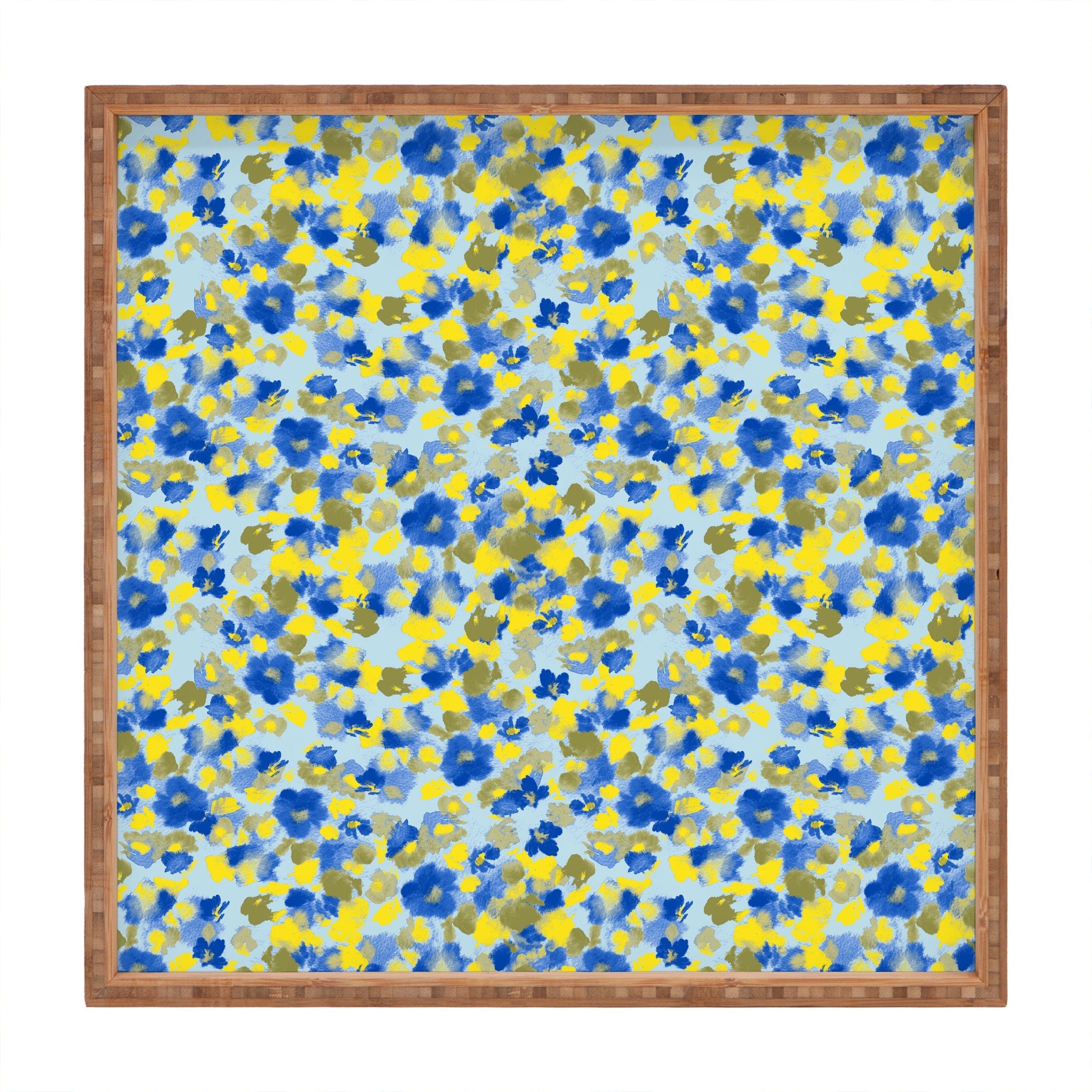 Gabriela Fuente Day Dreaming Watercolor Square Tray
