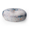 Caleb Troy arctic gold tribal Floor Pillow Round