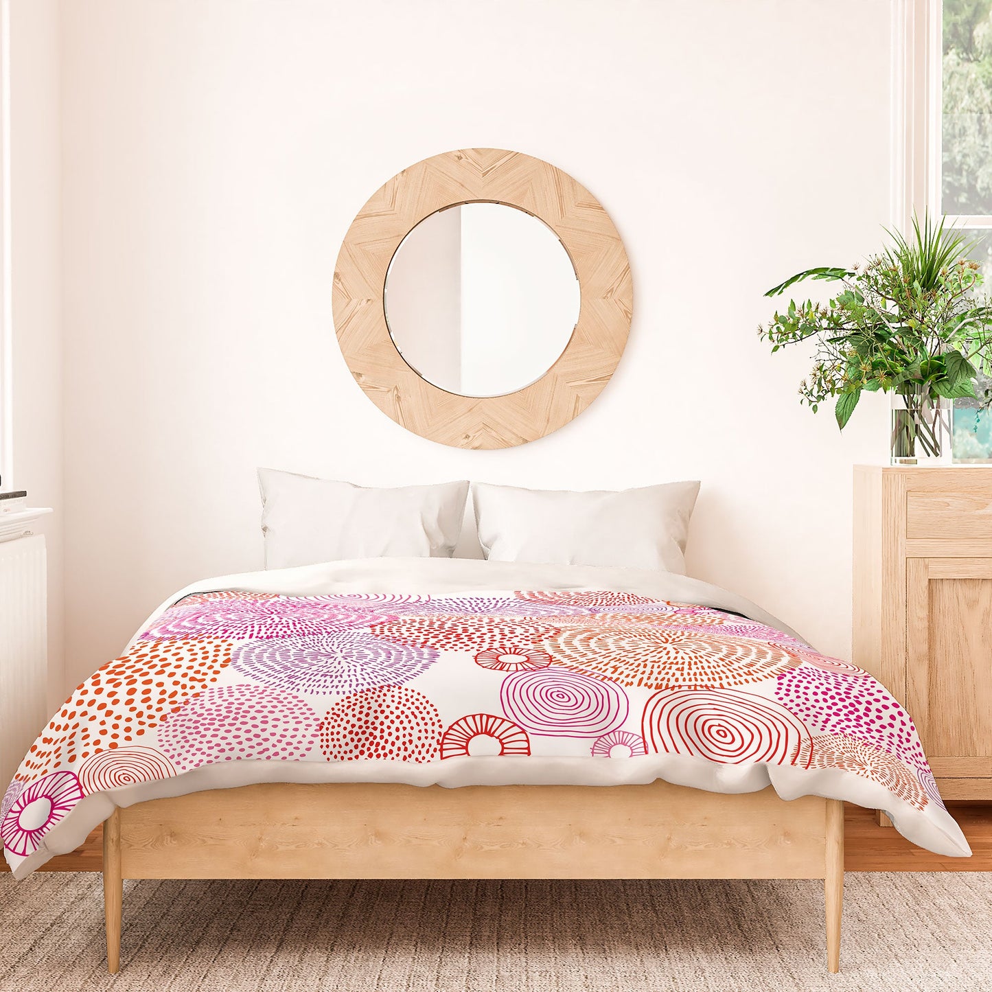 Camilla Foss Circles In Colours I Duvet Cover