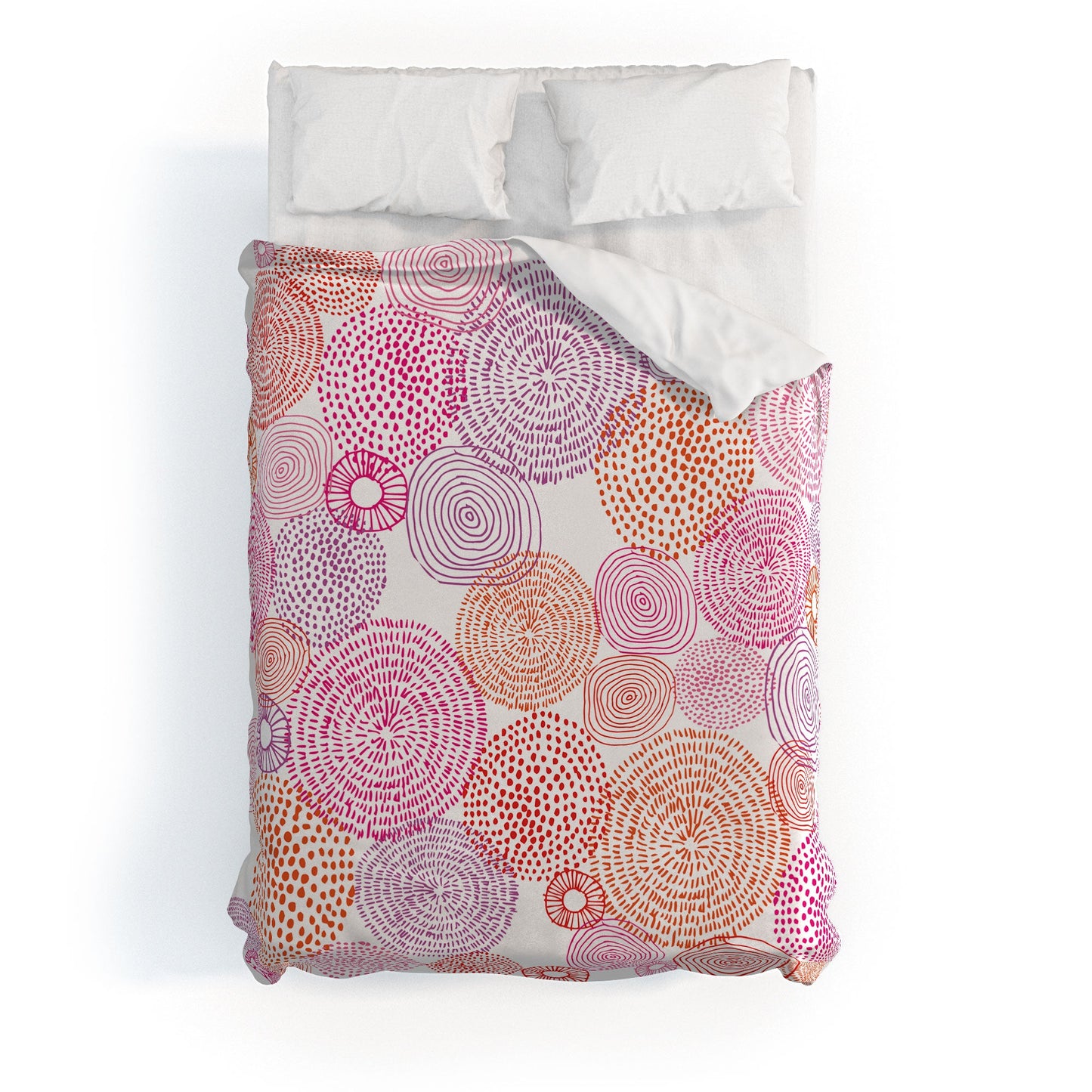 Camilla Foss Circles In Colours I Duvet Cover