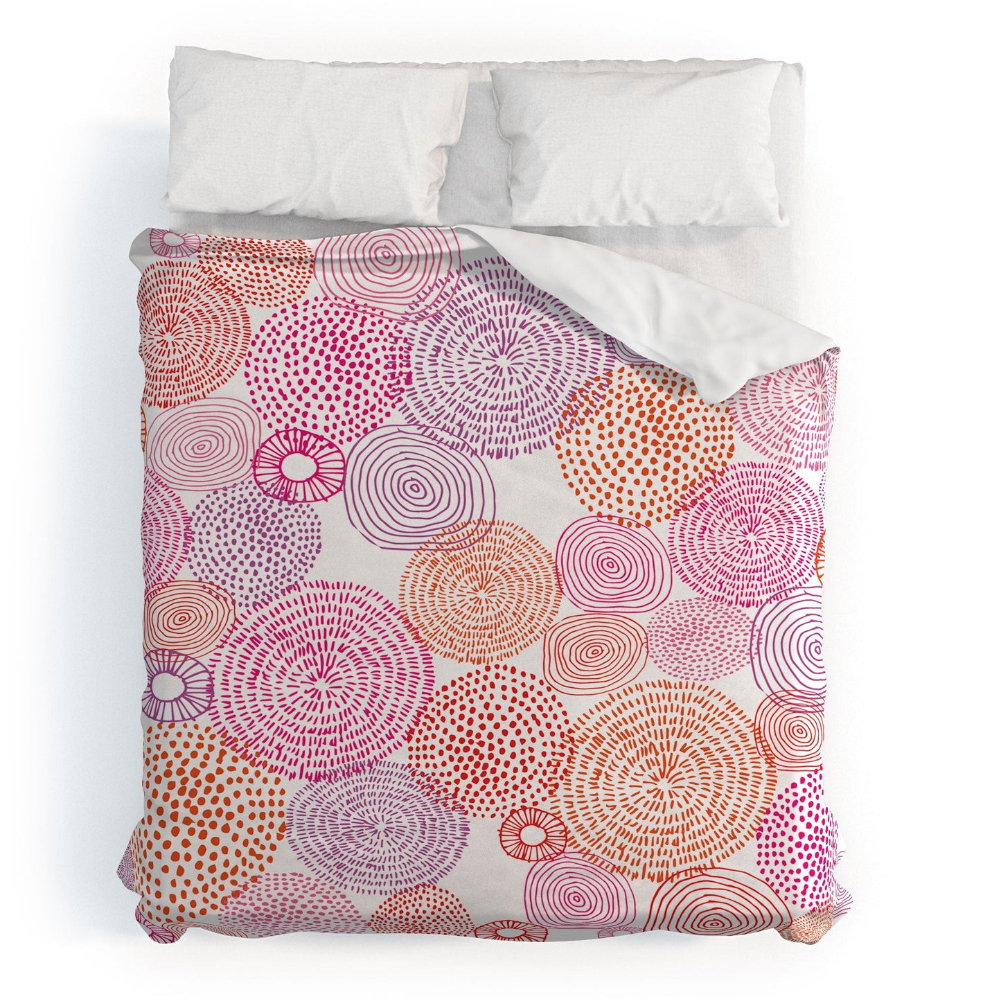 Camilla Foss Circles In Colours I Duvet Cover