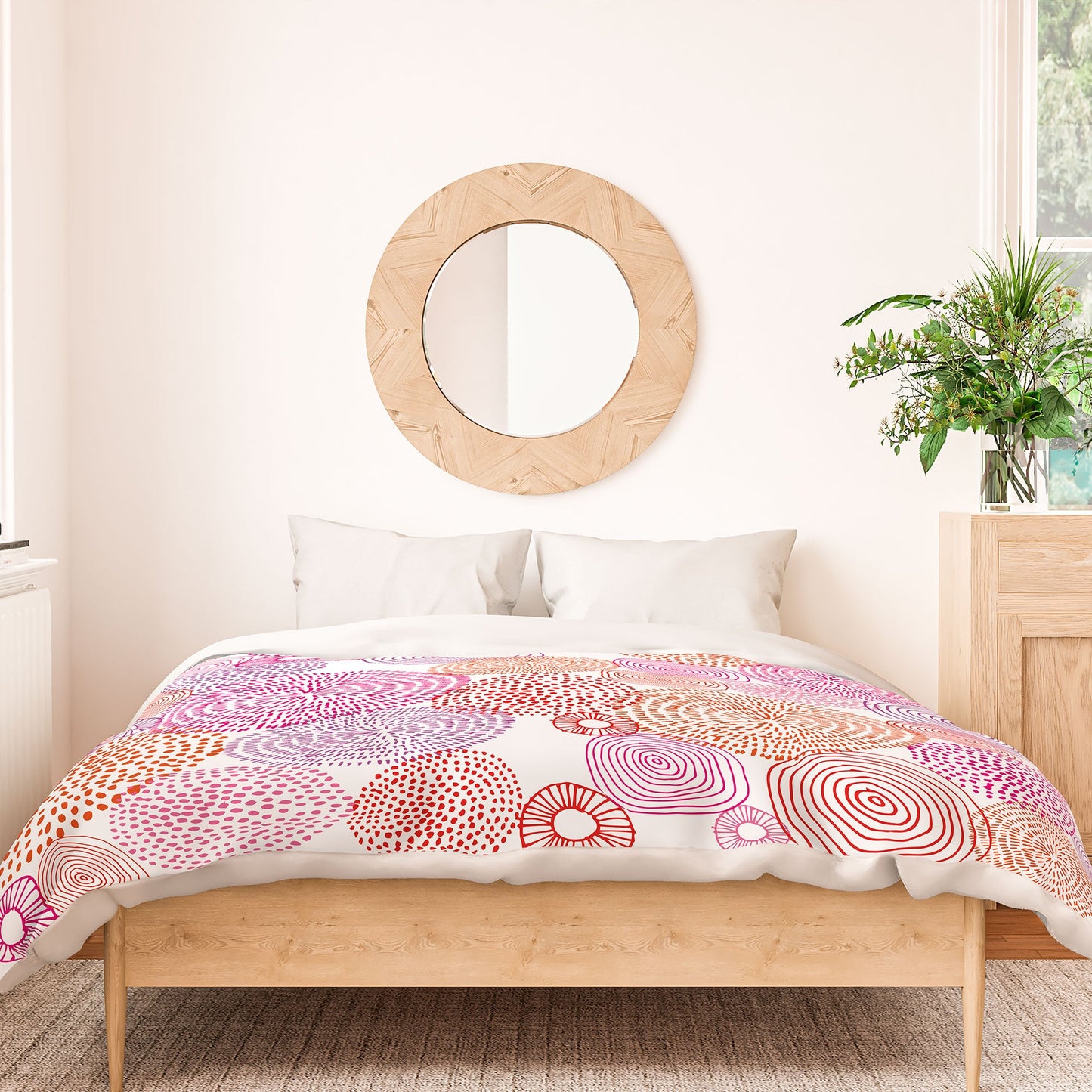 Camilla Foss Circles In Colours I Duvet Cover