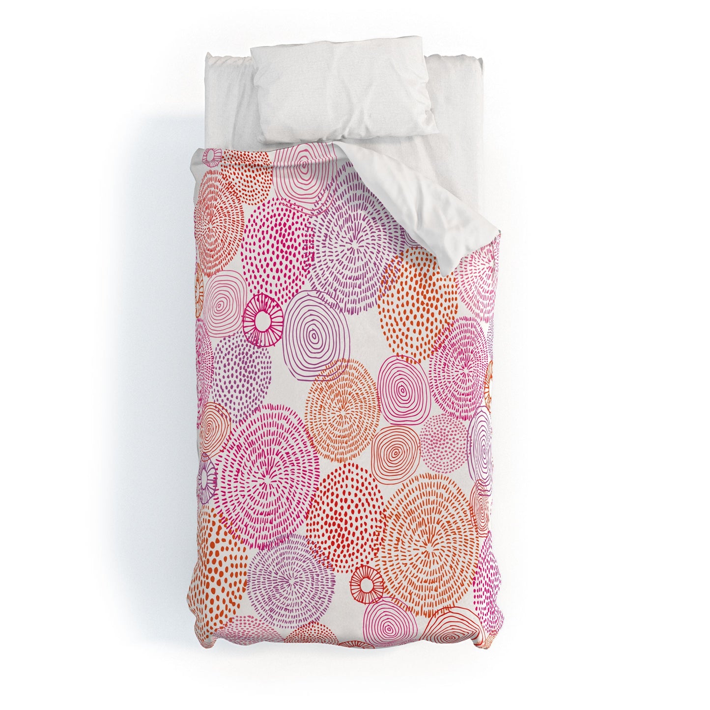 Camilla Foss Circles In Colours I Duvet Cover
