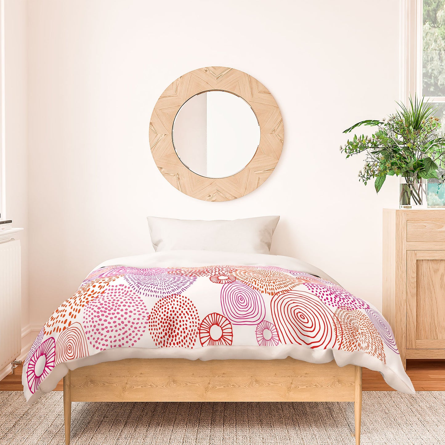 Camilla Foss Circles In Colours I Duvet Cover
