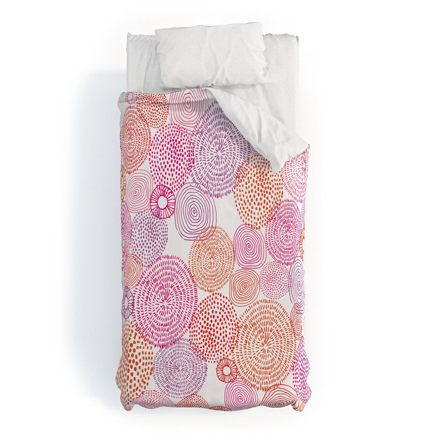 Camilla Foss Circles In Colours I Duvet Cover