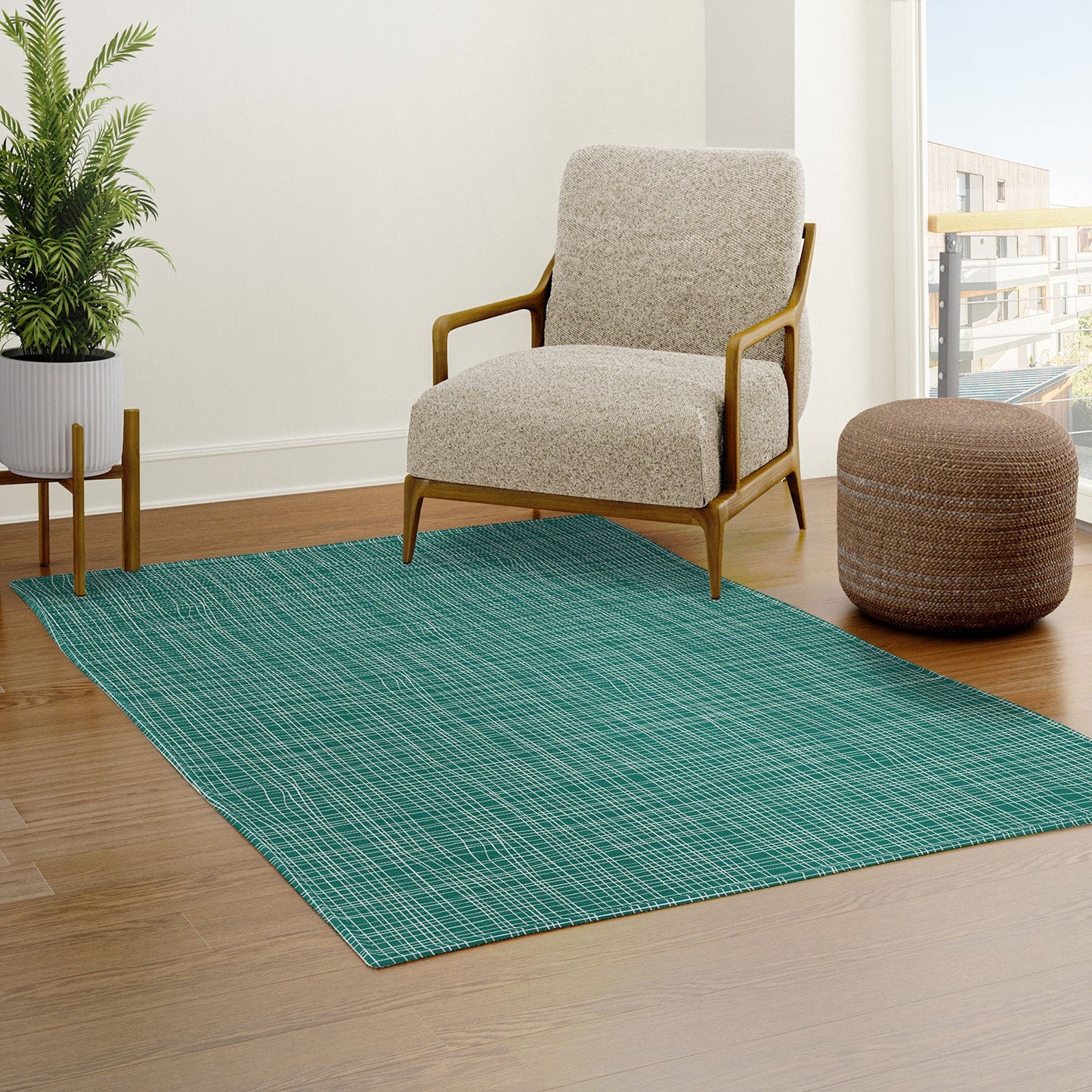 Camilla Foss Scandi Linen Area Rug
