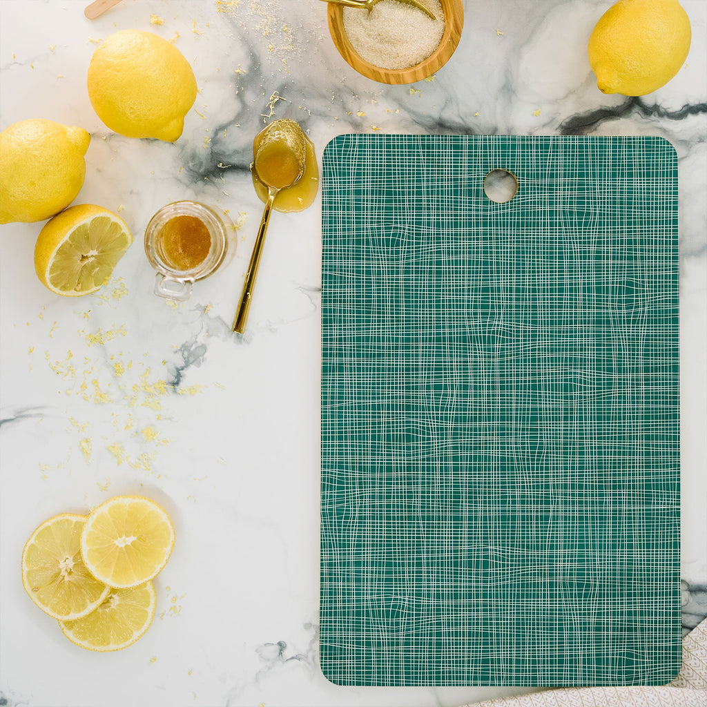 Camilla Foss Scandi Linen Cutting Board Rectangle