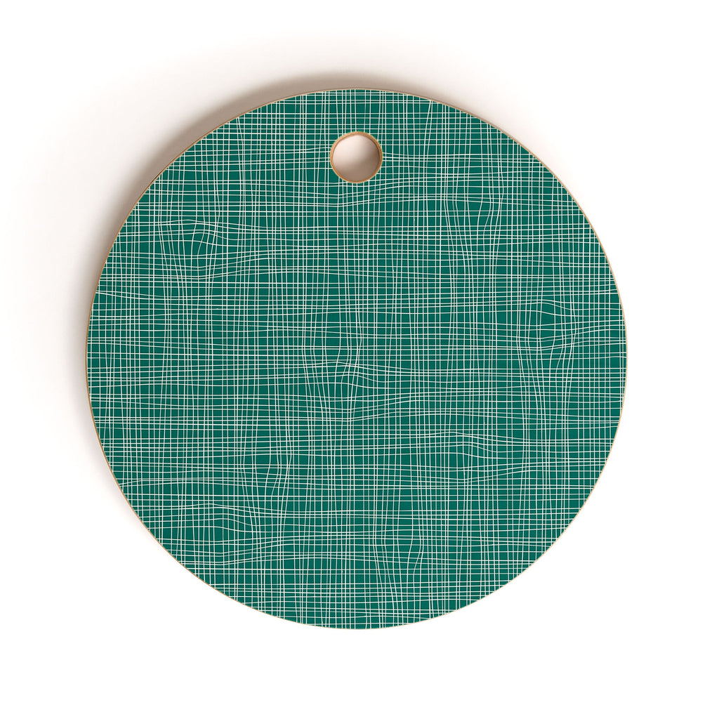 Camilla Foss Scandi Linen Cutting Board Round