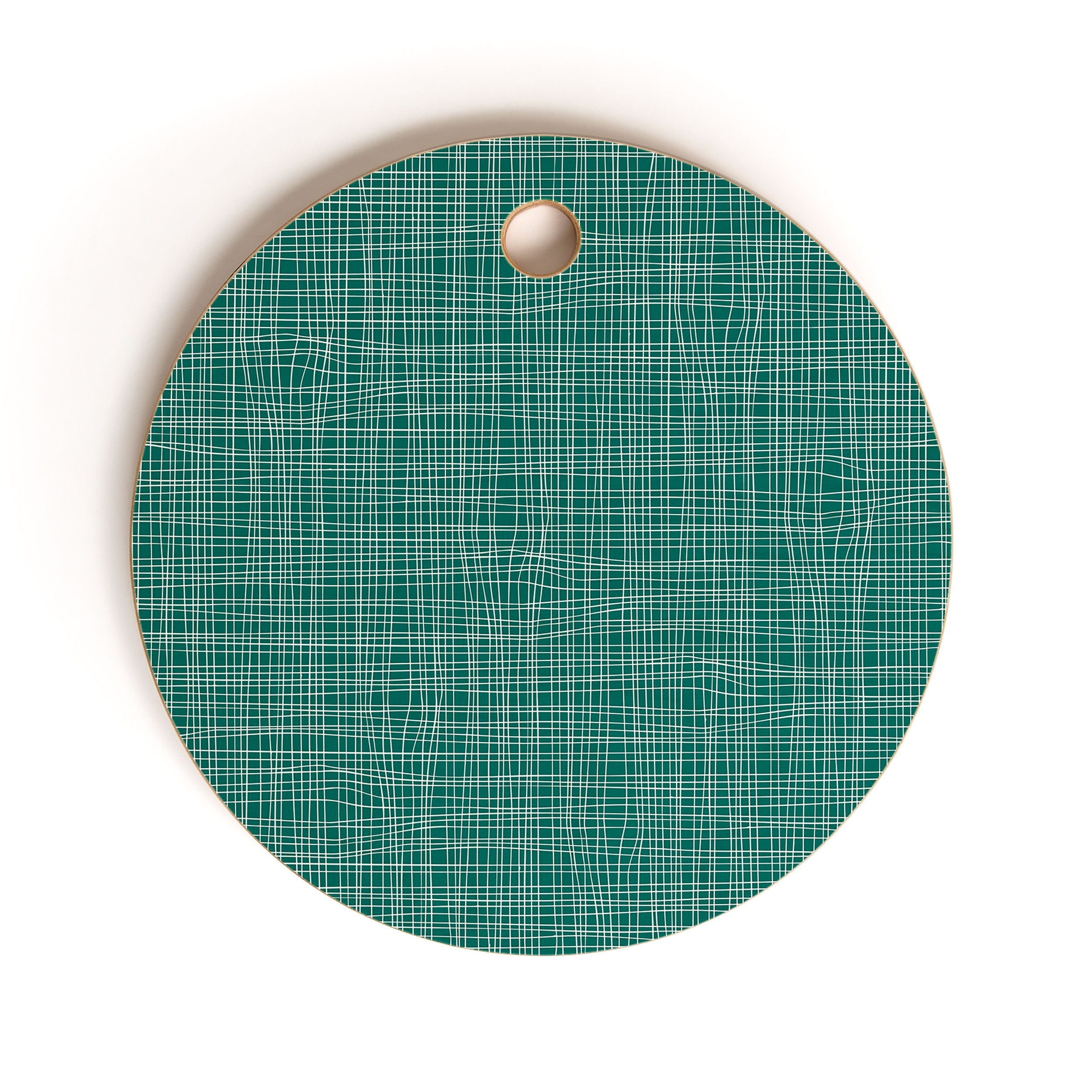 Camilla Foss Scandi Linen Cutting Board Round