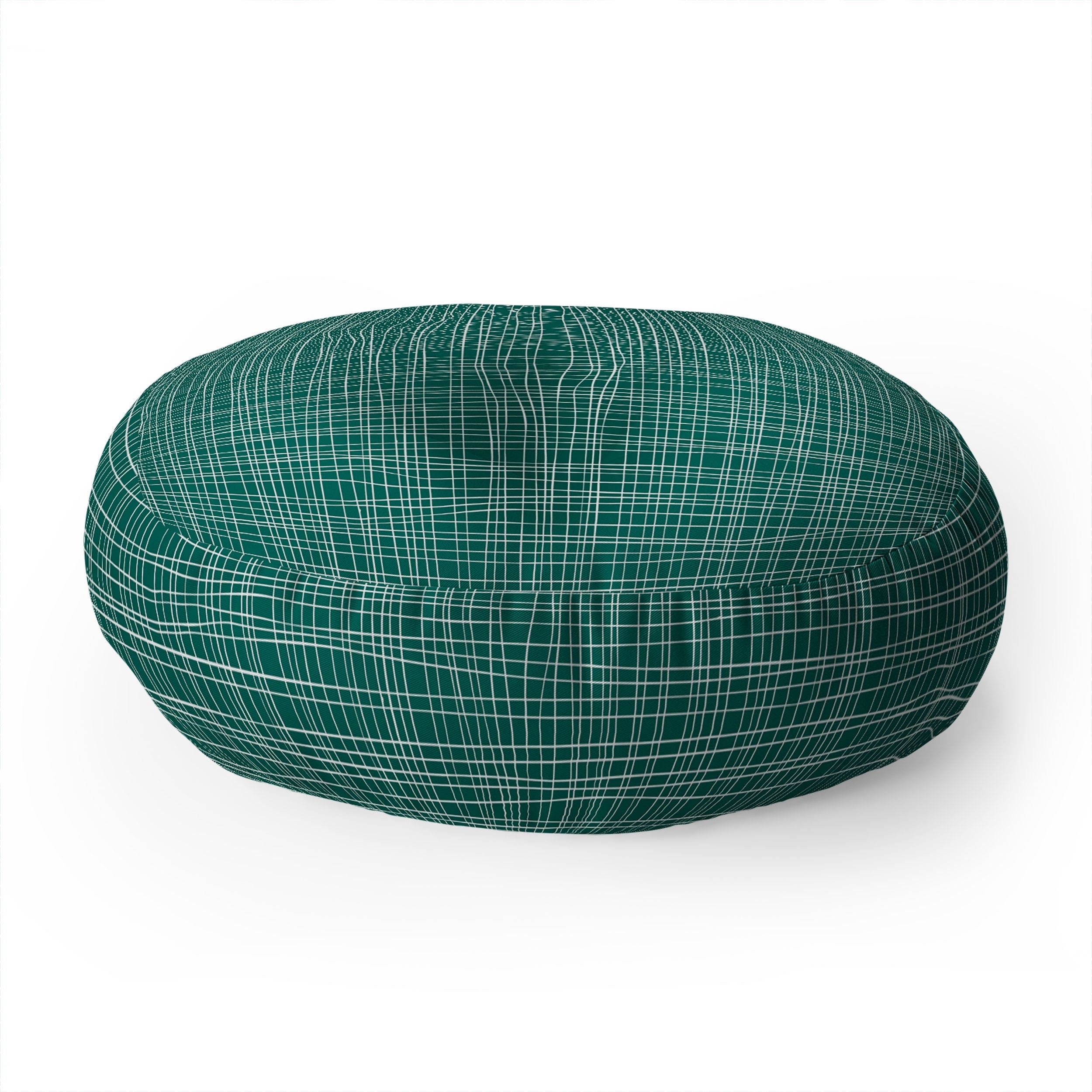 Camilla Foss Scandi Linen Floor Pillow Round