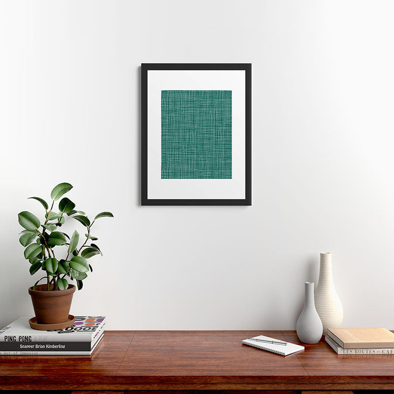 Camilla Foss Scandi Linen Framed Art Print