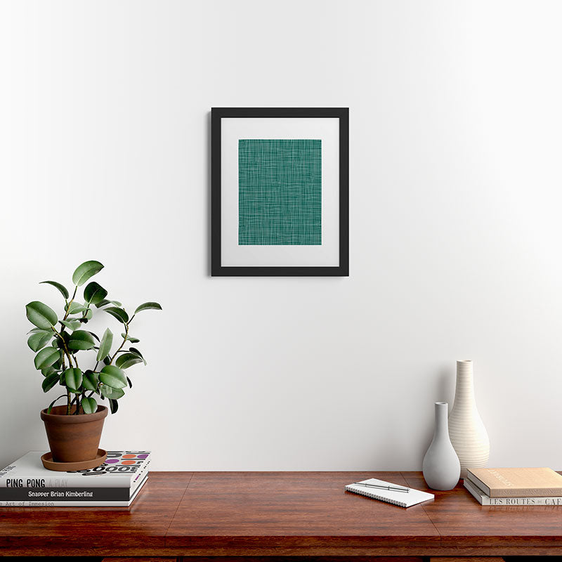 Camilla Foss Scandi Linen Framed Art Print