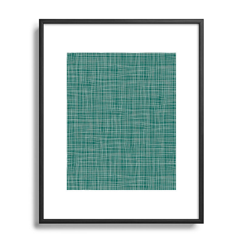 Camilla Foss Scandi Linen Metal Framed Art Print