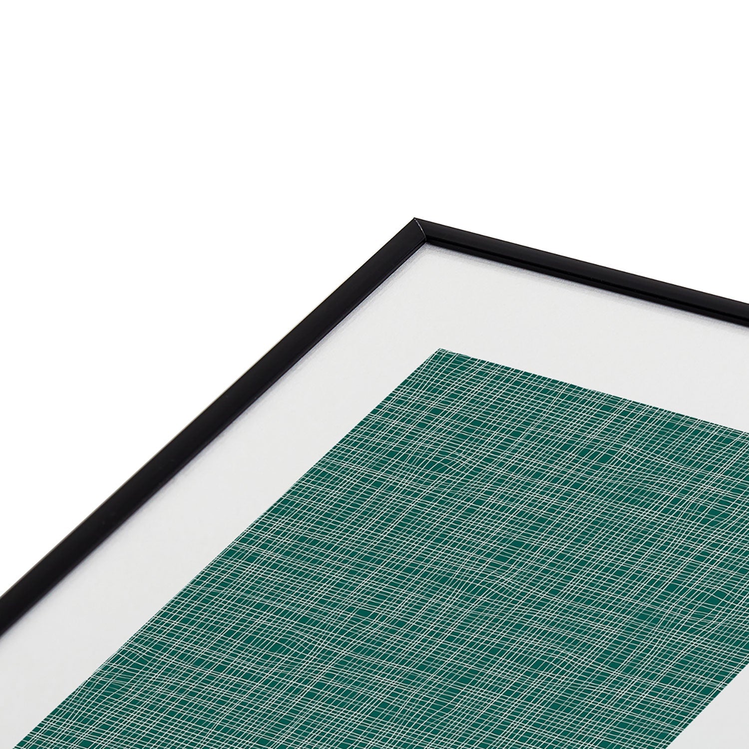 Camilla Foss Scandi Linen Metal Framed Art Print