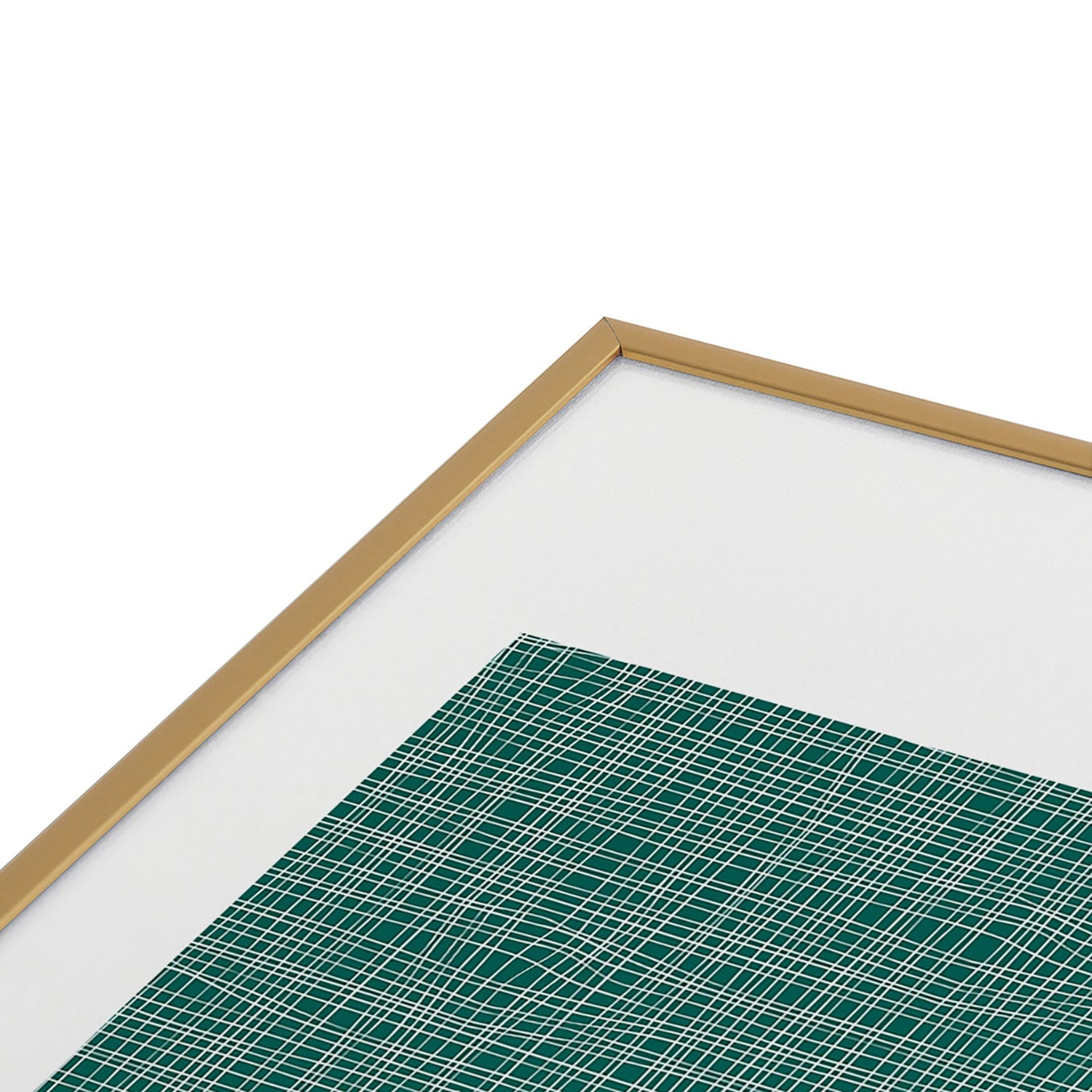 Camilla Foss Scandi Linen Metal Framed Art Print