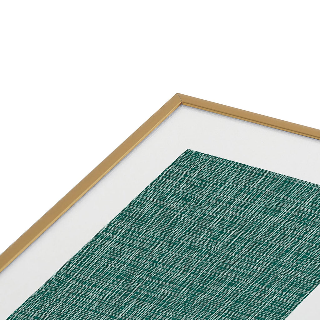Camilla Foss Scandi Linen Metal Framed Art Print