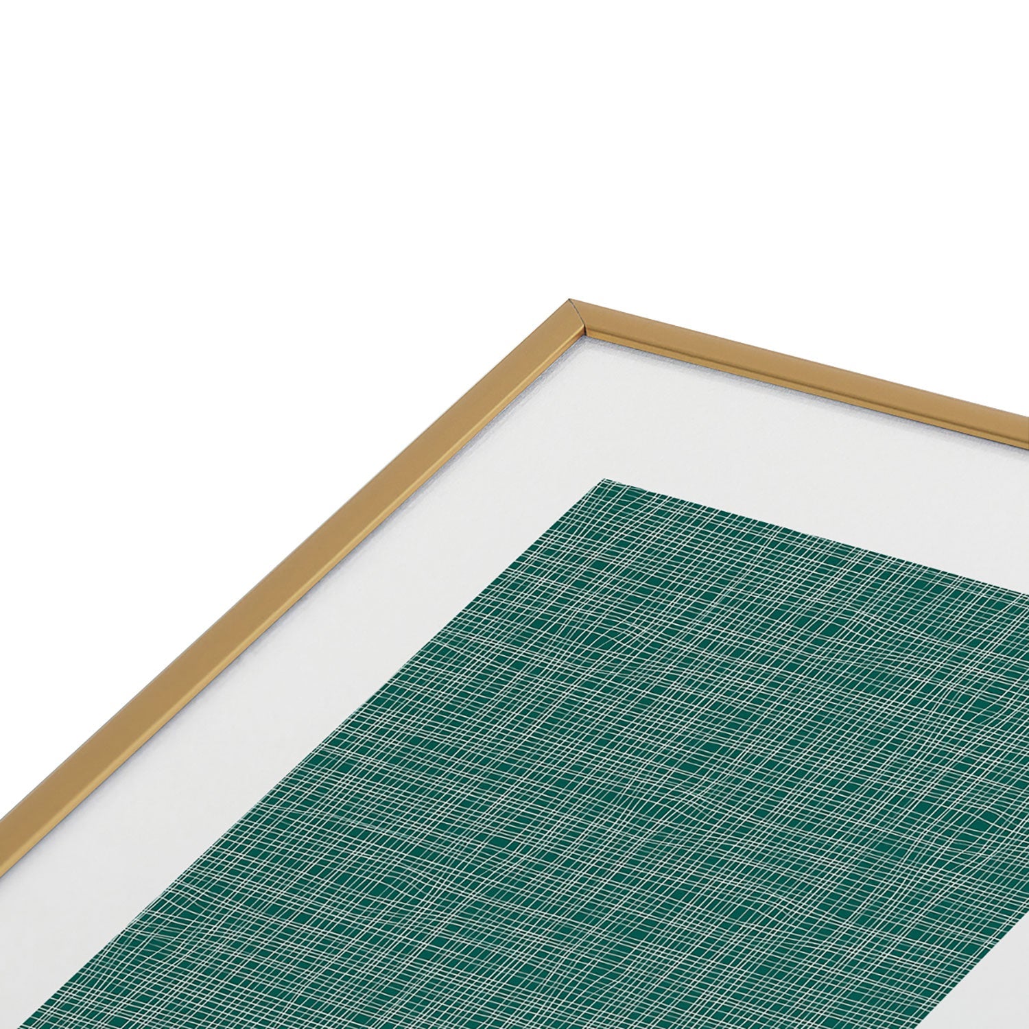 Camilla Foss Scandi Linen Metal Framed Art Print