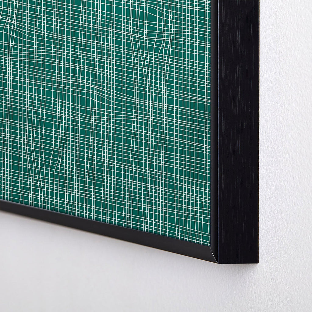 Camilla Foss Scandi Linen Square Metal Framed Art Print
