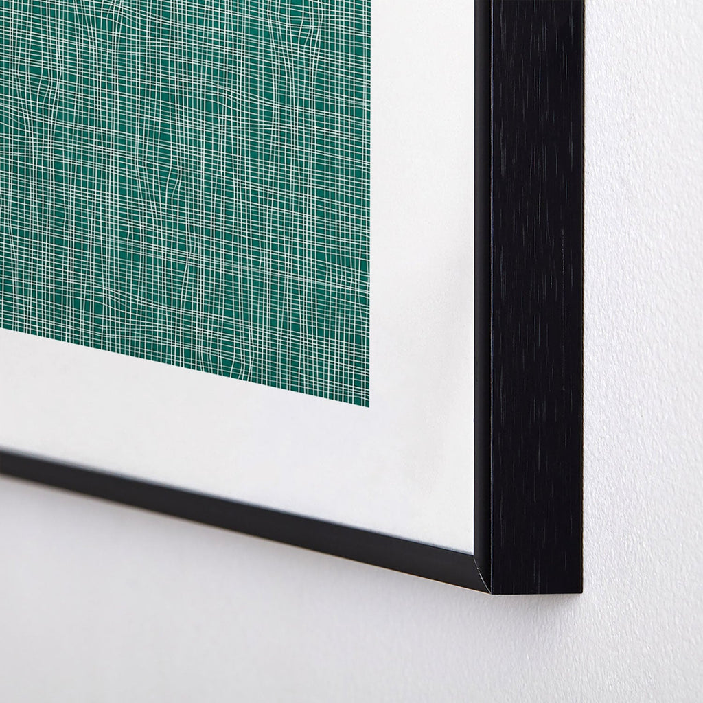 Camilla Foss Scandi Linen Metal Framed Art Print