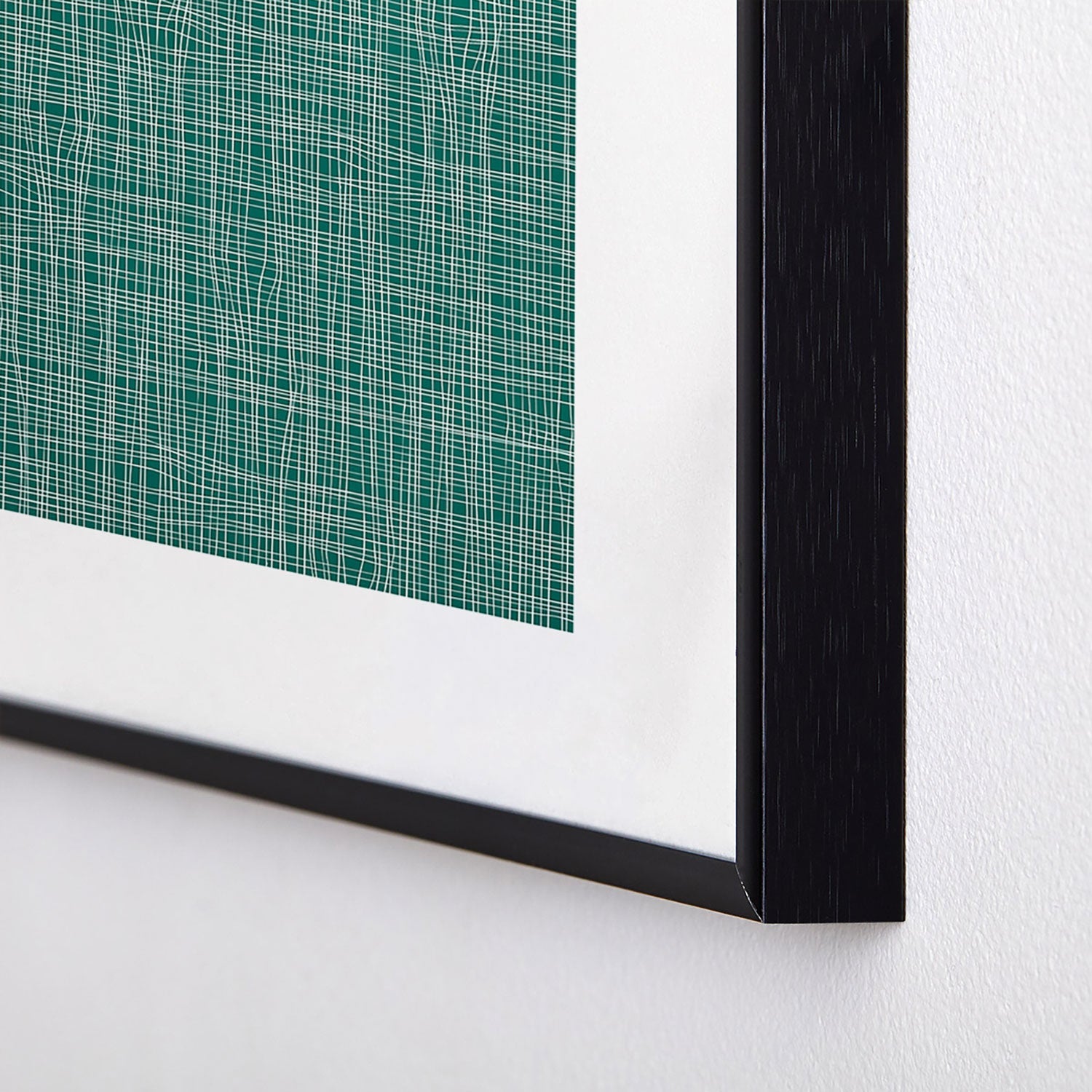 Camilla Foss Scandi Linen Metal Framed Art Print