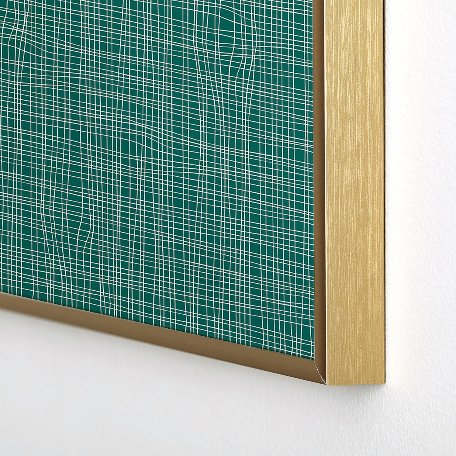 Camilla Foss Scandi Linen Square Metal Framed Art Print