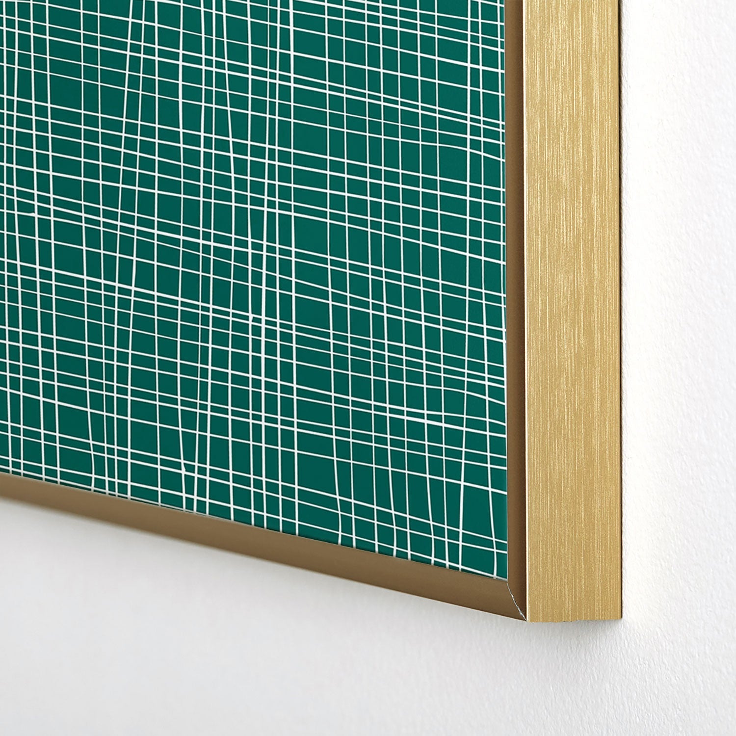 Camilla Foss Scandi Linen Square Metal Framed Art Print