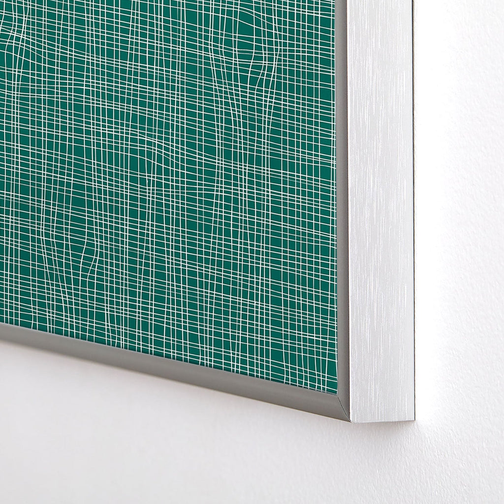 Camilla Foss Scandi Linen Square Metal Framed Art Print